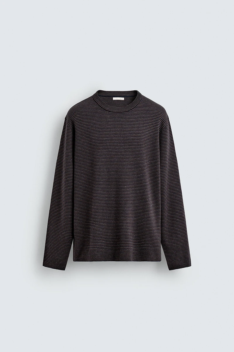 STRIPED JACQUARD SWEATER