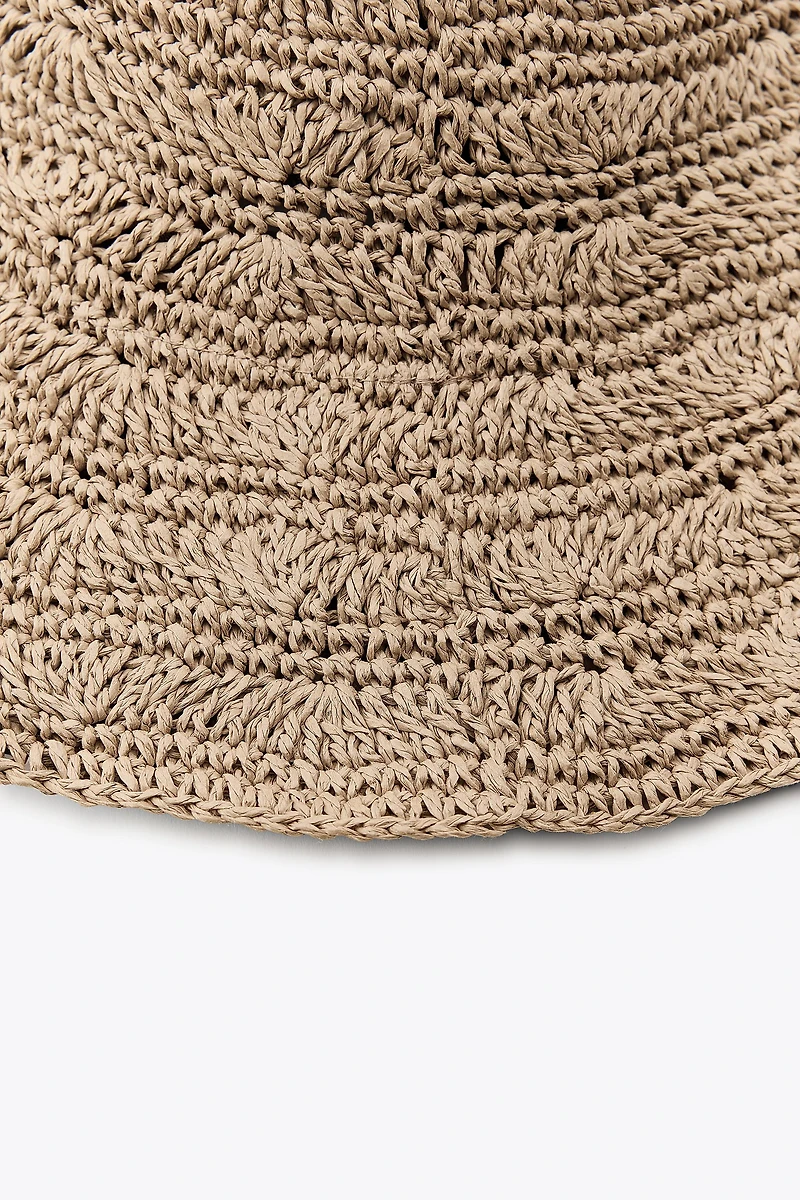 BRAIDED BUCKET HAT