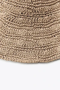 BRAIDED BUCKET HAT