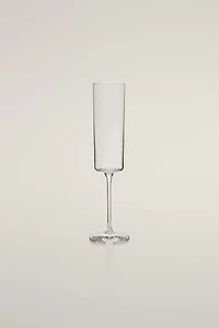 STRAIGHT CRYSTALLINE FLUTE GLASS
