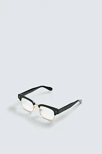 LUNETTES ACÉTATE COMBINÉ