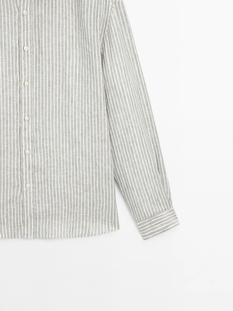 Regular fit striped shirt