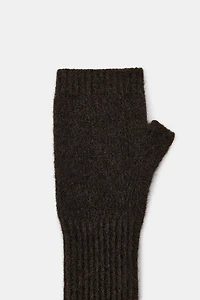 MITAINES LONGUES EN MAILLE