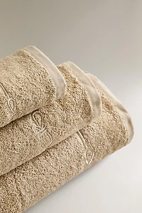 SERVIETTE DE BAIN BRODERIE NŒUD
