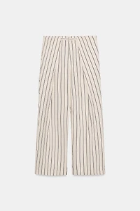 STRIPED PLEATED PANTS ZW COLLECTION
