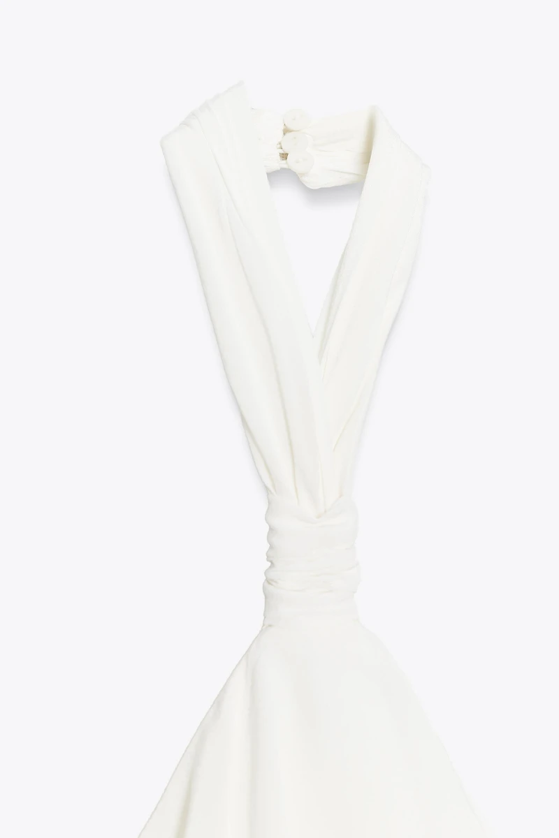 RUFFLED MINI DRESS