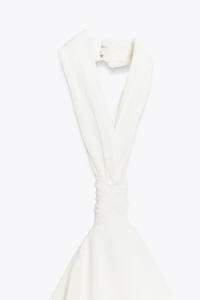 RUFFLED MINI DRESS