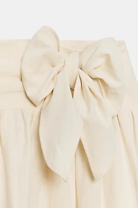 PANTALON BOUFFANT AVEC NŒUD