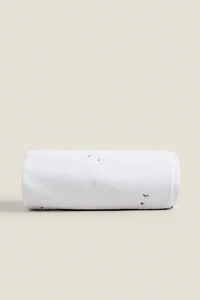 CHILDREN'S BATH TOWEL WITH STARS AND MOONS