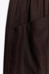 PANTALON AVEC LIN CORDON FANTAISIE