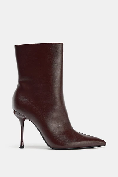 STILETTO HEELED ANKLE BOOTS