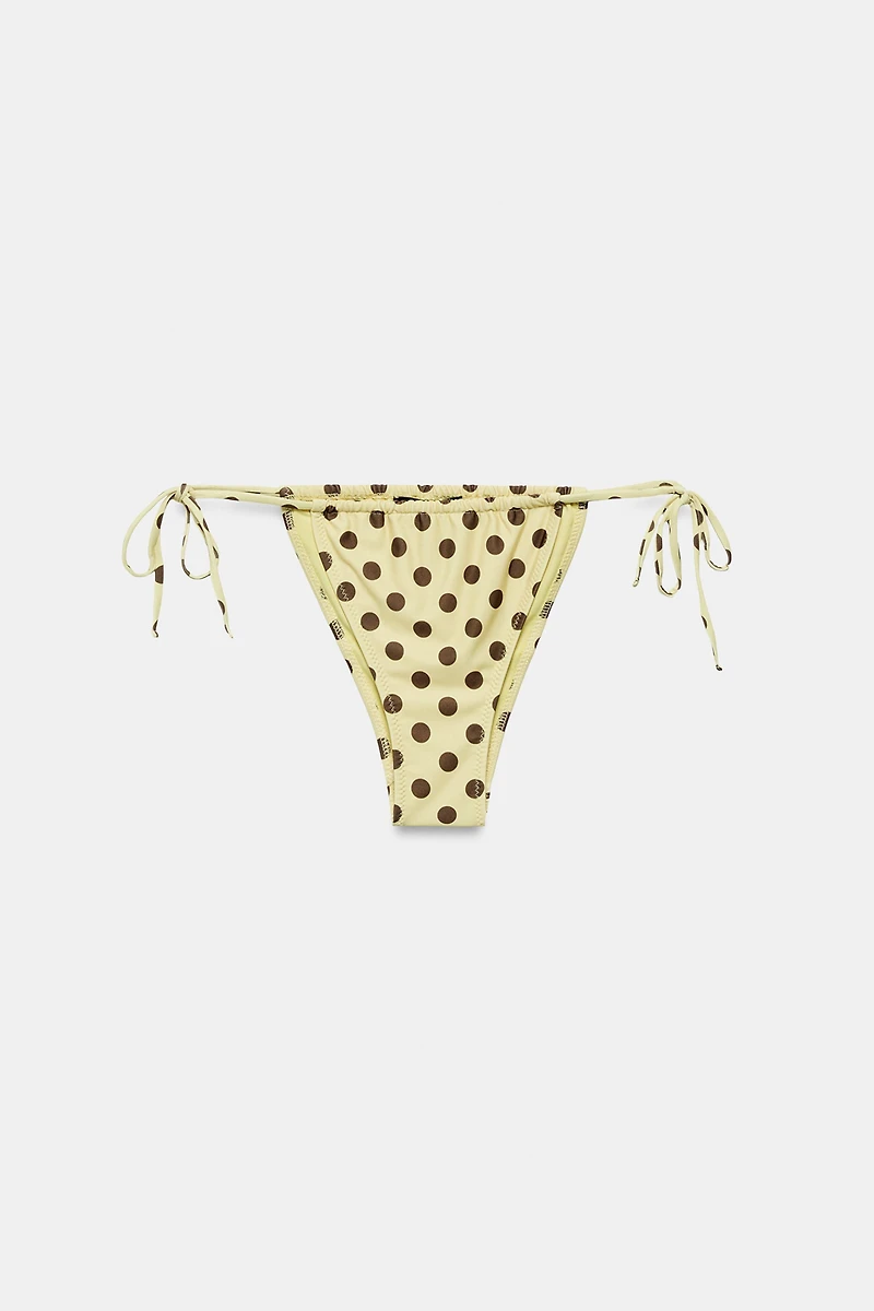 BAS DE BIKINI À IMPRIMÉ POIS