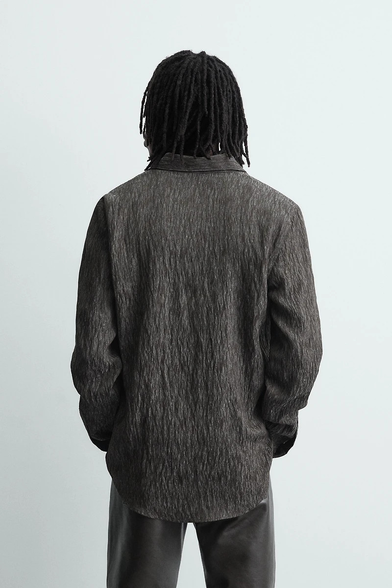 CHEMISE FLUIDE EN JACQUARD