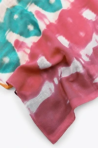 PRINTED SCARF WITH COTTON