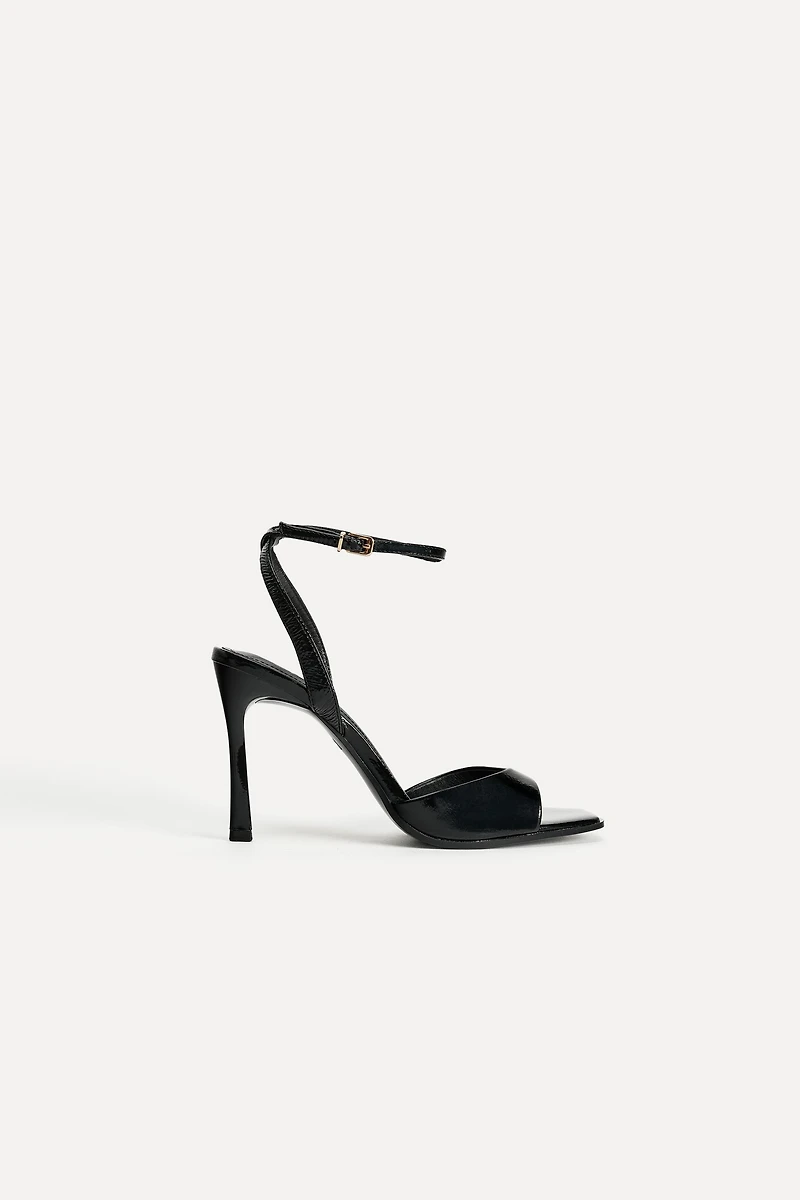 HIGH HEELED LEATHER SANDALS 50TH ANNIVERSARY