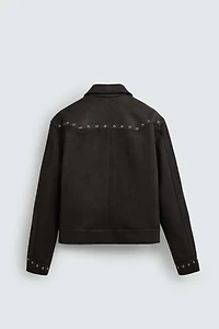 FAUX SUEDE JACKET