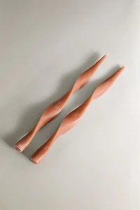 SET OF DECORATIVE POWDERED CANDLES (SET 2)