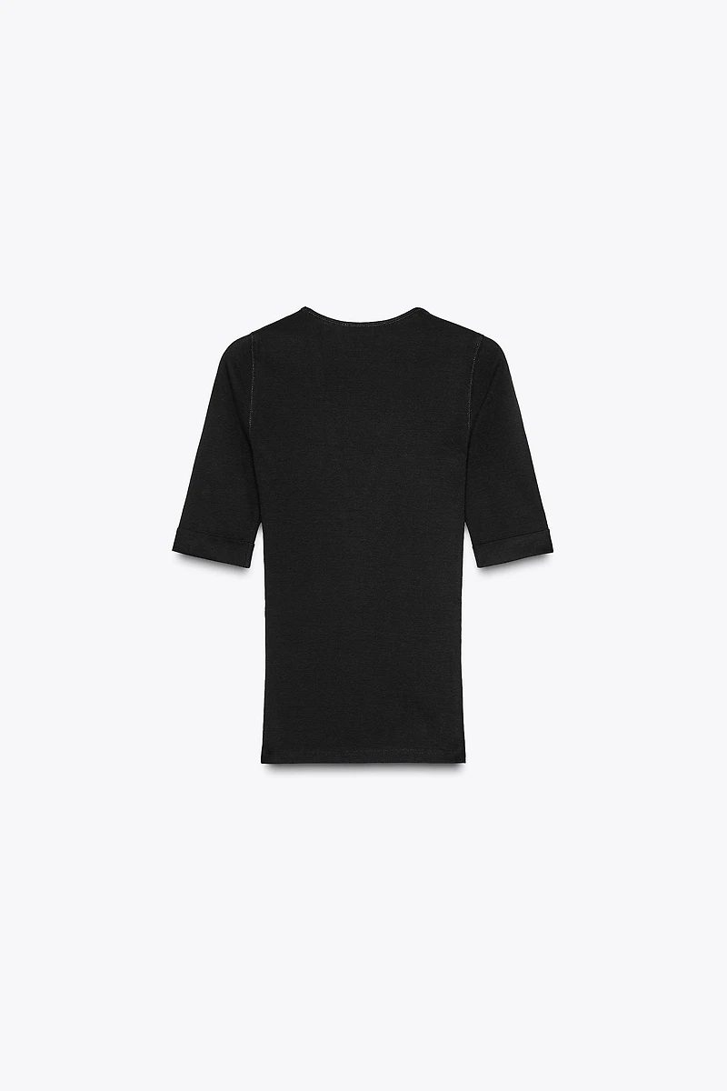 WASHED COTTON T-SHIRT