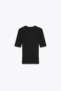 WASHED COTTON T-SHIRT