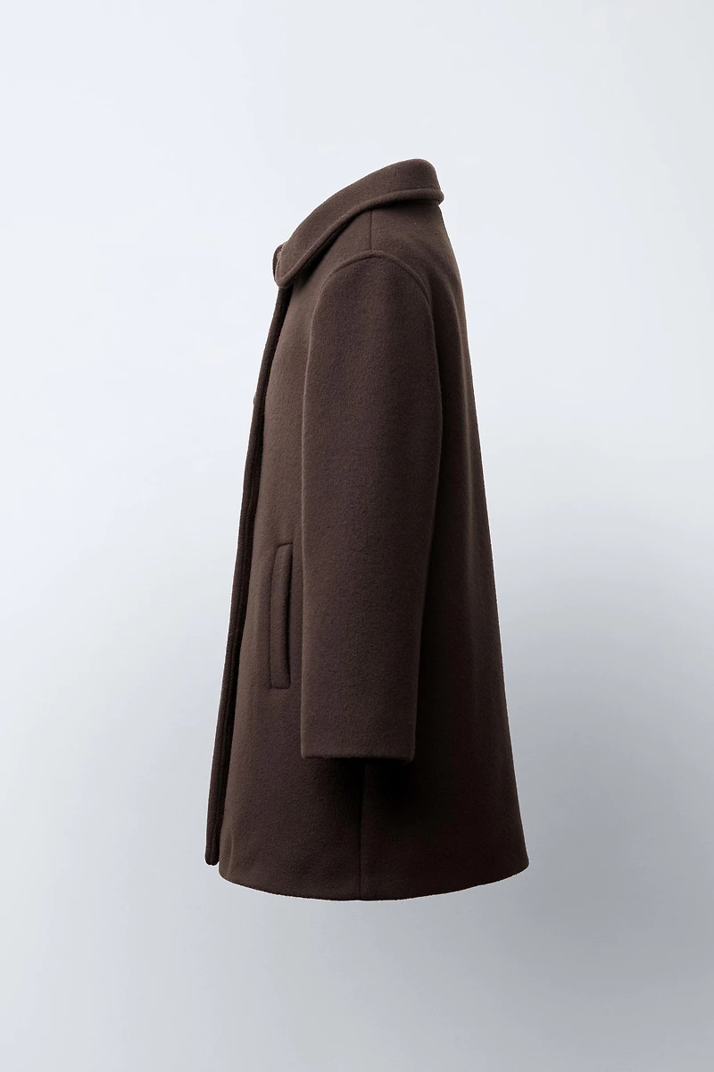 LONG WOOL AND CASHMERE COAT