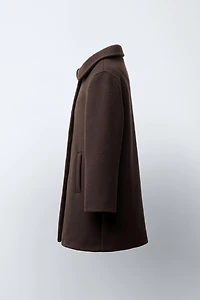 LONG WOOL AND CASHMERE COAT