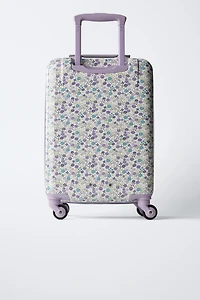 VALISE DE VOYAGE À FLEURS