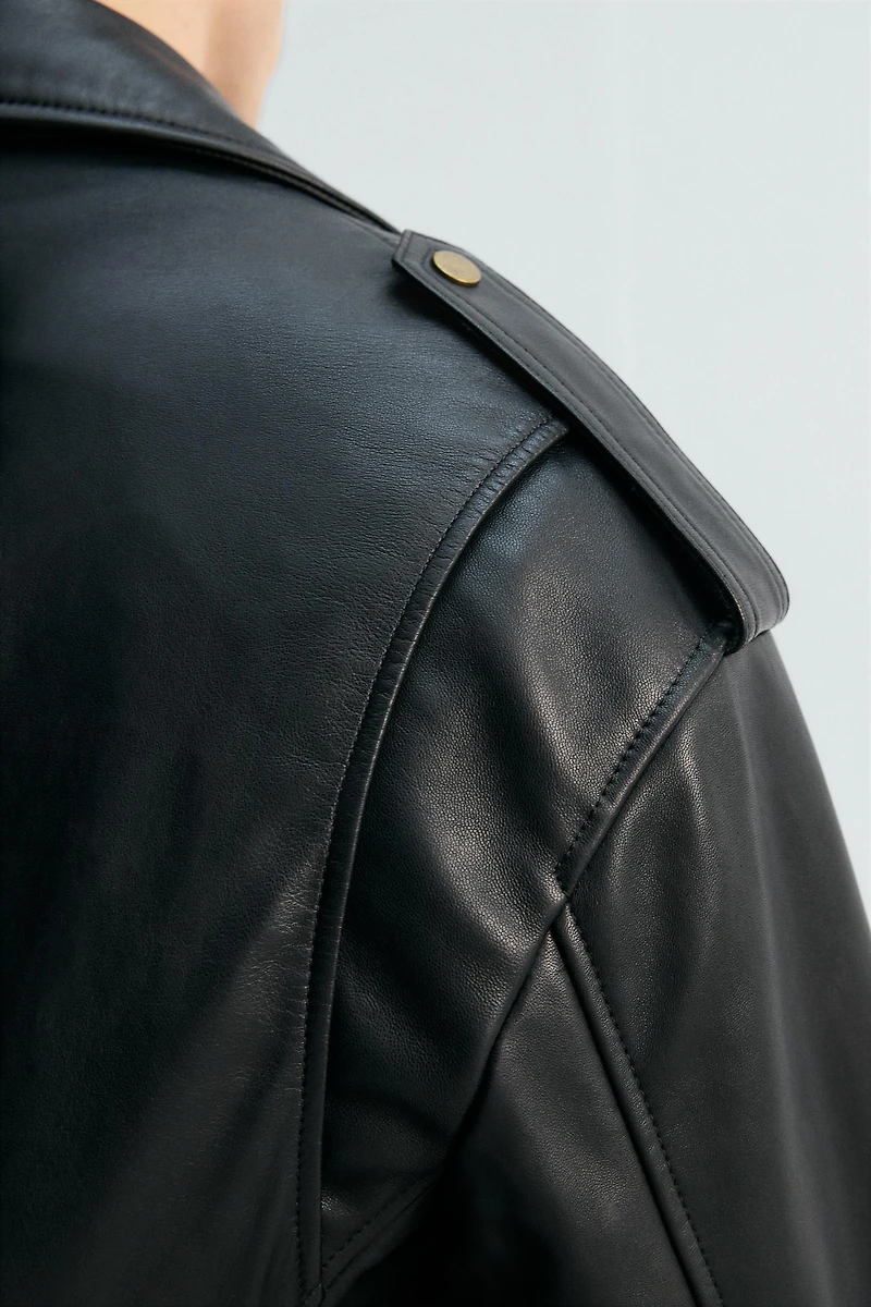 LIMITED EDITION LEATHER BIKER JACKET