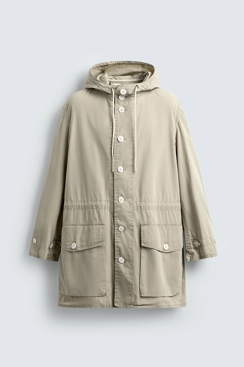 SHORT COTTON PARKA