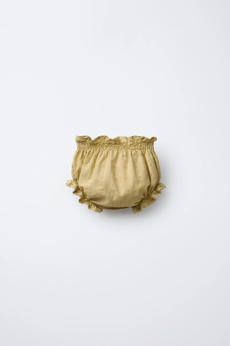 CULOTTE BRODERIES DENTELLE
