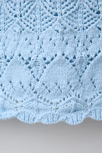 TOP EN MAILLE FANTAISIE