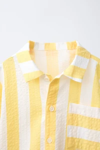STRIPED SEERSUCKER SHIRT