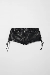 LEATHER SHORTS KATE MOSS X ZARA