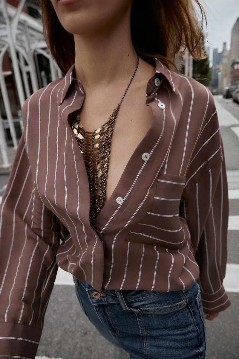 STRIPED POCKET SHIRT