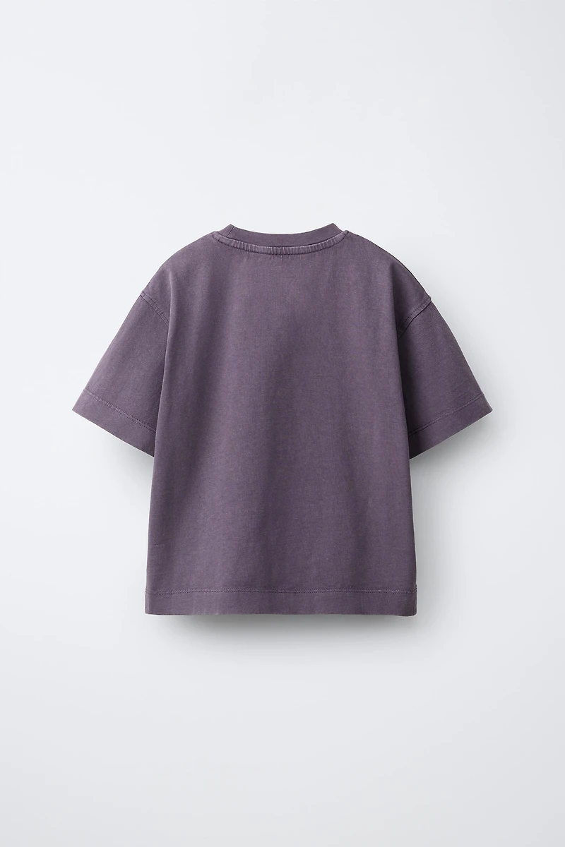 HEAVY WEIGHT WASHED EFFECT T-SHIRT
