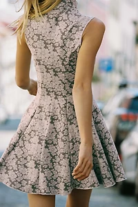 SHORT JACQUARD DRESS