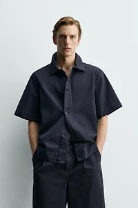 CHEMISE EN DENIM COUPE DÉCONTRACTÉE