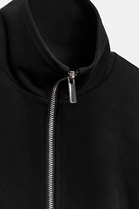 STAND-UP COLLAR BOMBER JACKET