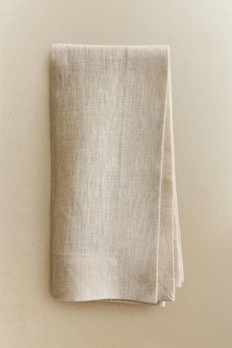PACK OF DOUBLE-WEAVE LINEN NAPKINS (PACK OF 2)