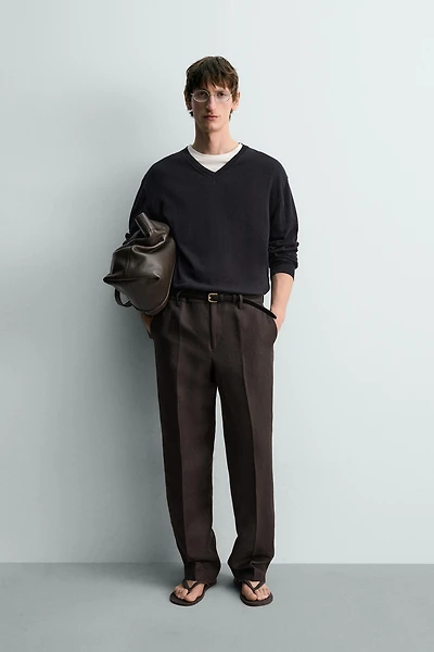 LIGHTWEIGHT COTTON-LINEN JUMPER