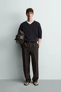 LIGHTWEIGHT COTTON-LINEN JUMPER