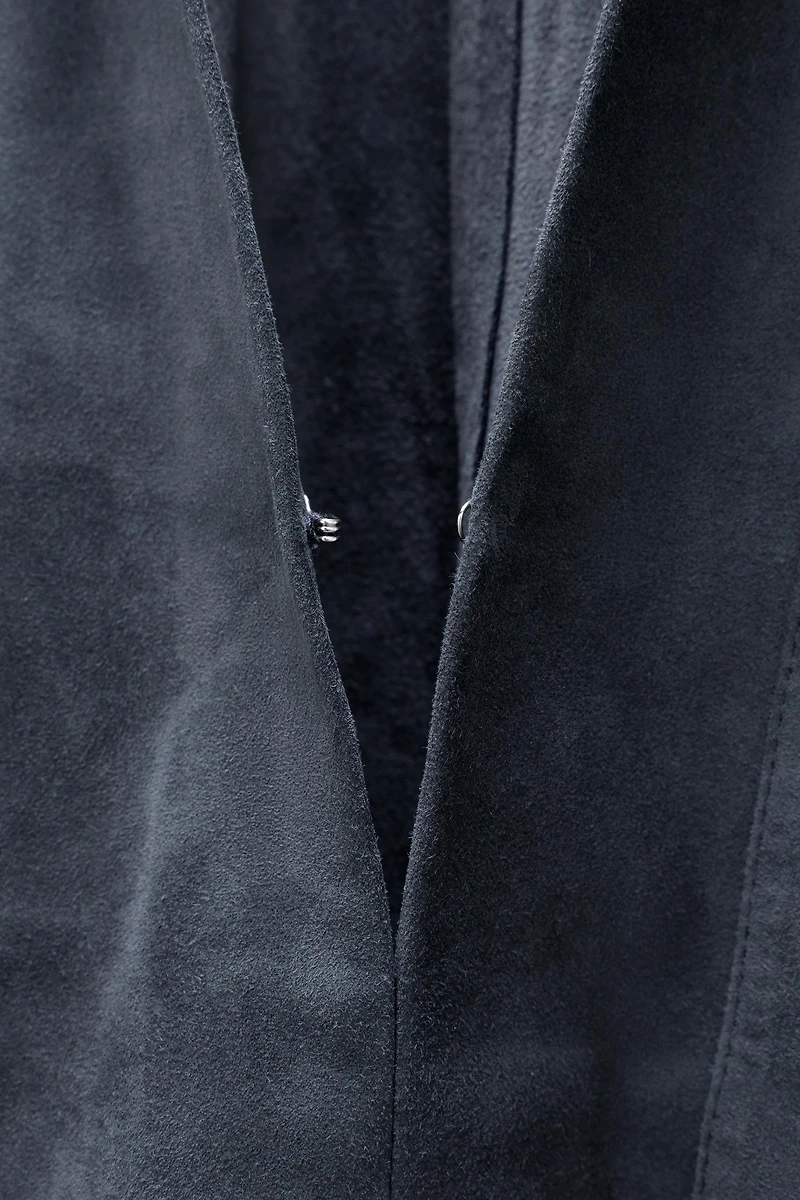 LIMITED EDITION SUEDE LEATHER POCKET SHIRT