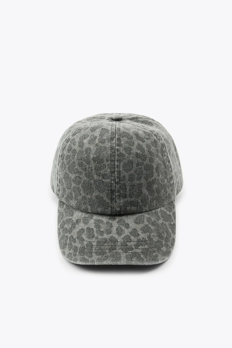 ANIMAL PRINT TWILL CAP