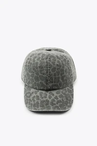 ANIMAL PRINT TWILL CAP