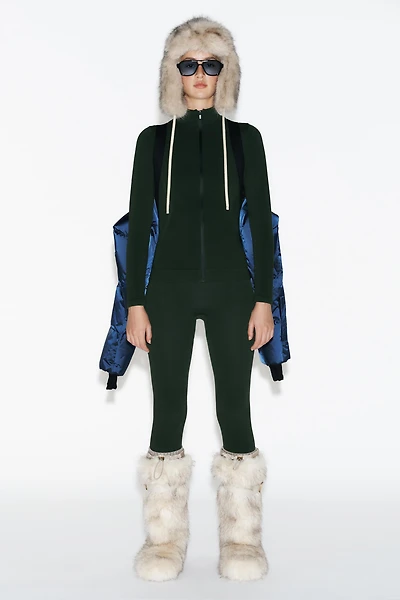 GILET SANS COUTURE AVEC LAINE MÉRINOS COLLECTION SKI