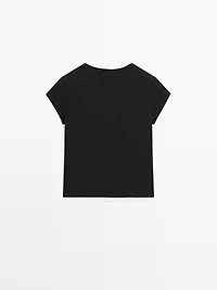 Layered Henley T-shirt