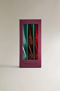 LOT BOUGIES SPIRALES (LOT DE 3) X COLLAGERIE