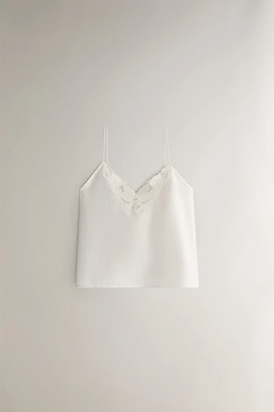 COTTON TOP WITH EMBROIDERY
