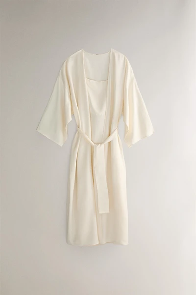 PLAIN SATEEN NIGHTGOWN