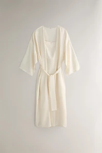 PLAIN SATEEN NIGHTGOWN