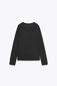 COTTON RAGLAN SLEEVE T-SHIRT